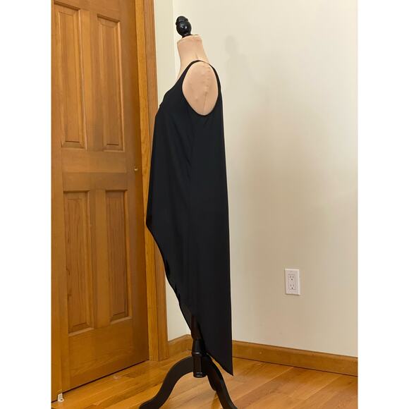 Necessary Objects High Low Button-Up Black Tunic Top Size Small - Picture 5 of 9